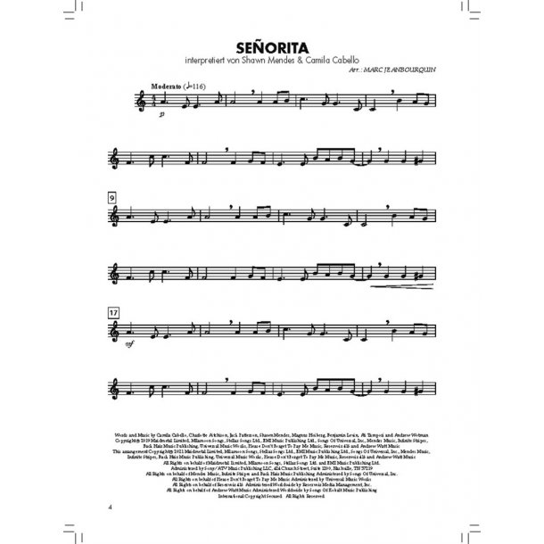 Bl&auml;serKlasse Chart-Hits - Bassklarinette/Tenorhorn : Angesagte Popnummern f&uuml;r den gro&szlig;en Auftritt